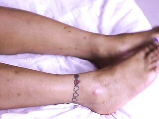 Autumn Luvit played with my wang with her thick hot feet
