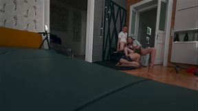 S5E4 BTS Pt1: Step Mom &amp_ Fanta Sie Blowjob Prep in Sexy Tease Setup?