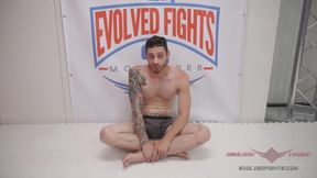 Wrestler Cheyenne Jewel nude wrestling and cock ride for cum Evolved Fights