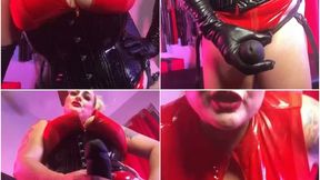 Take Mistress Genevieve’s thick black strapon you dirty slut