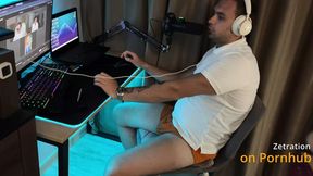 POV: She Couldn�t Me While I Was Streaming � Got Her Throat Fucked Under the Desk