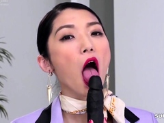 Uniformed Asian GF Blowjob