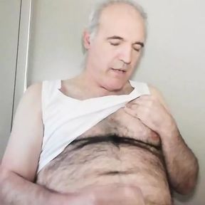 Hi Boy, Jerk off Your Cock with This Dirty Old Man