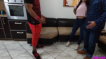 Mi Novia es Entrenada en reggaeton Dembow al frente de mi Netori - Le Dije a mi Novia que no me gustaba como el Entrenador Bailaba NTR