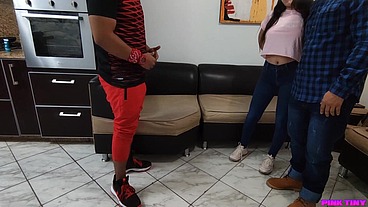Mi Novia es Entrenada en reggaeton Dembow al frente de mi Netori - Le Dije a mi Novia que no me gustaba como el Entrenador Bailaba NTR