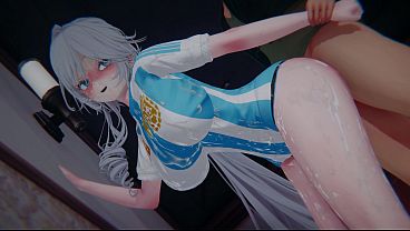 [FIFA World Cup 2026 x Silver Palace] - Detective (Female MC) &quot_ARGENTINA FOUL&quot_: Bound Supporter &amp_ POV Sandwich DP (4K/60FPS) | (アルゼンチンサポーターわからせ)