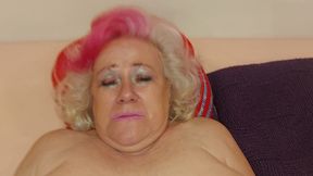 Busty Granny Fingers Wet Pussy Before Hardcore Creampie Fuck