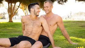 Ripped Stud Masturbates Solo on Bed - Sean Cody