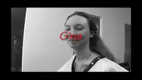 Thick black man's huge black cock fills her mouth