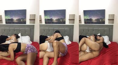 I caught stepsister air sin hoyo while she fingered herself ride my cock