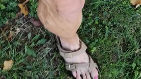 Tan sandal