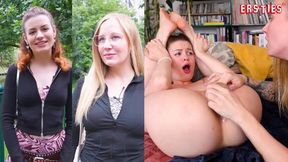 German tattooed babe seduces her blind date