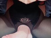 mamando verga grande y venoza hentai trans y besando su boca, primer plano