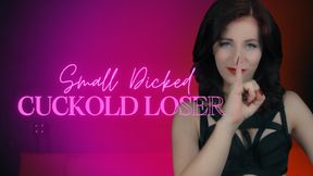 Small Dicked Cuckold Loser! : English FemDom In Black Lingerie Humiliates Your Tiny Dick And Cucks You For Her Pleasure Beta Training