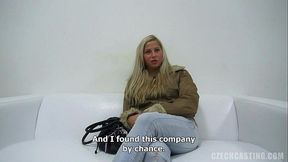 Young blonde Czech angel VERONIKA gets pounded and sucked