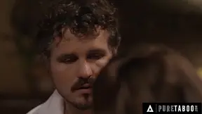 Hot stepbrother fixes marriage by fucking desperate brunette
