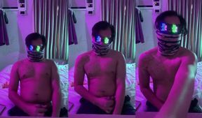 Horny little gamer choking on gay masturbation twink dadbod