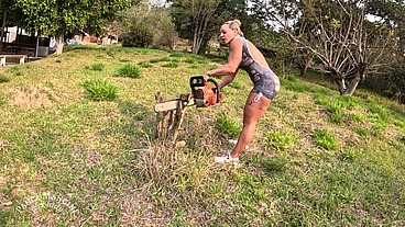 Chainsaw 07 (gasoline) - Revving