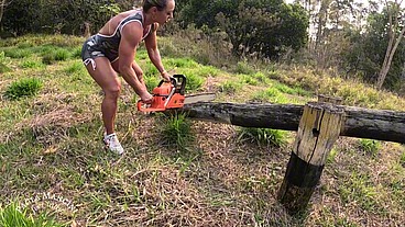 Chainsaw 07 (gasoline) - Revving