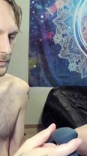 Anal toy prostate massager vibrator with penis ring unboxing