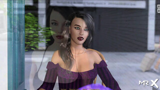 girl in black