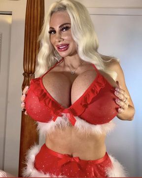 Santa baby.   Come
Undress me.