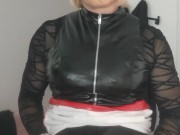 Crossdresser wanking in FF nylon stockings