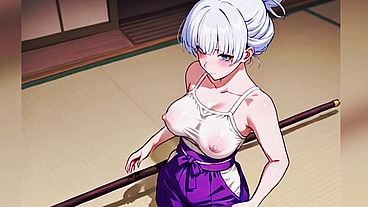 Anime, hentai, petite sentando gostoso no pau - ai vai rasgar minha buceta - Ai-generated