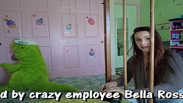 Nap by disgruntled employee Bella Rossi and messing diaper