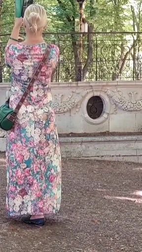 Amateur Blonde Mature Wife Enjoys Oral Sex in a Car