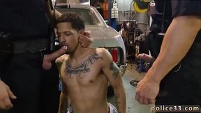 Gay men cops Get drilled by the police