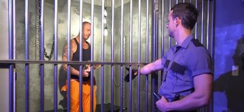 Restrained male slave is ready to receive his dirty sexual punishment