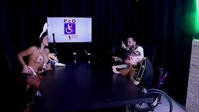 Novinha coloca os peitos na cara do deficiente para ele chupar - Tifany Rocha (Swing Cast) (WATCH ON: SHEER/RED)