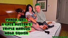 Panda, Bex, and Kate Austen's Triple Marcus Mega Squish!