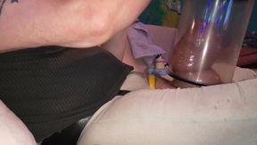 Extreme pumping in 2stage, my cock only