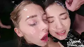 Mary Popiense, Lucie Theodorova And Popiense Mary In Sticky Bukkake Girls And Haruka Suzuno