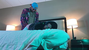 Rapper Fucks Hot Trans Woman in Chastity Doggystyle