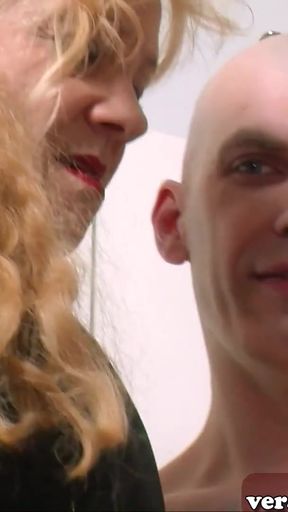 Key moment from &quot;German mature couple Casting threesome FFM in kitchen&quot;