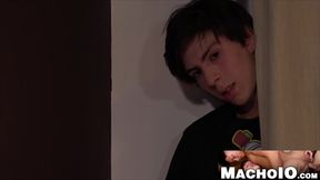 MachoIO.com - Petite Latino mounted on cock to be raw pounded balls deep