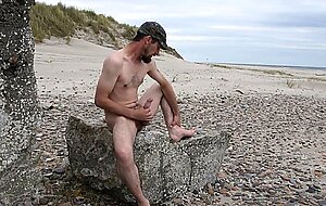 cum on the beach