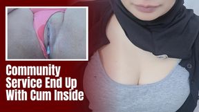 Meet with College Hijab Girl From Community Service, She Let Me to Cum Inside Her - Minokiiko