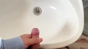 This Guy Jerk The Cock New Tehnique ! Wanna See This !!! Big Cumshot Load In The Sink ! Pov 4k