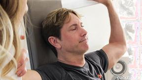 ”Cadence Lux cuckolds her hubby by deepthroating & riding meat”