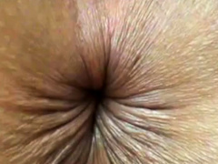 close up butthole winking
