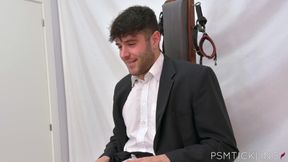 PSMTickling - Straight Guy Fer Gets Secured In The Stocks For Helpless Tickling