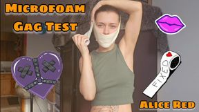 😈Microfoam Gag Test😈