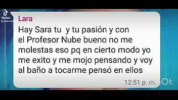 La alumna Sara habla de su sexy profesor
