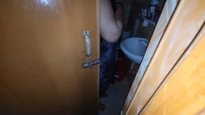 My Stepsister Was Taking a Shower with the Door Open and I Was Peeking in