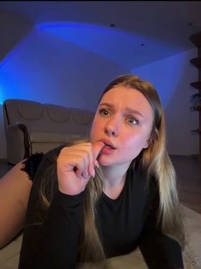 A sloppy blowjob with Jucielussie and a close-up fuck