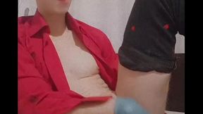 hot metal brings me to multiple orgasms exposing my prolapse. male squirt without using hands